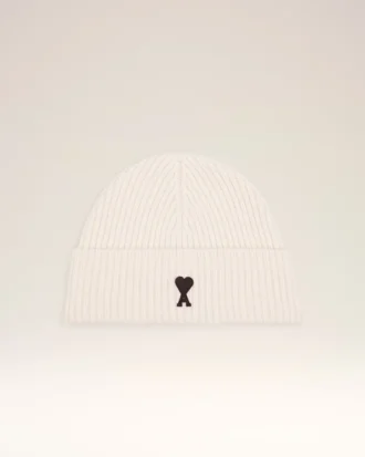 Ami de Coeur Beanie de lana blanca