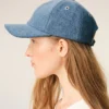 Ami de Coeur Cap de denim azul con bordado Ami de Coeur Cap de denim azul con bordado