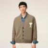 Ami de Coeur Cardigan de lana beige Ami de Coeur Cardigan de lana beige
