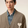 Ami de Coeur Cardigan de lana beige Ami de Coeur Cardigan de lana beige