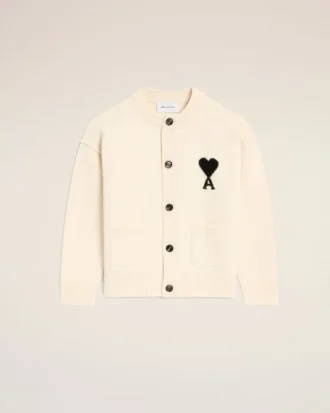 Ami de Coeur Cardigan de lana blanca