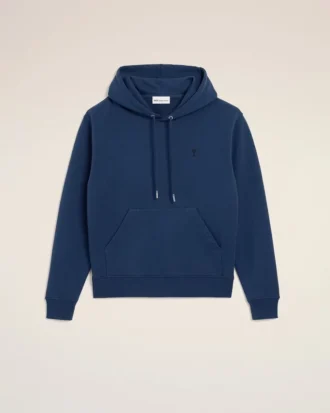 Ami de Coeur Hoodie de algodón azul