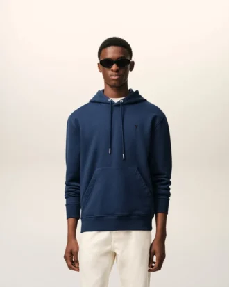 Ami de Coeur Hoodie de algodón azul