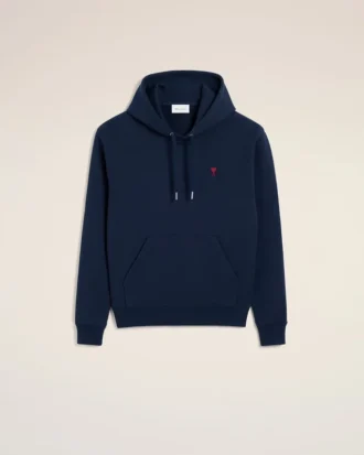 Ami de Coeur Hoodie de algodón azul y rojo