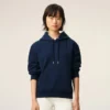Ami de Coeur Hoodie de algodón azul y rojo Ami de Coeur Hoodie de algodón azul y rojo