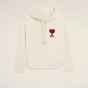 Ami de Coeur Hoodie de algodón blanco Ami de Coeur Hoodie de algodón blanco