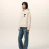 Ami de Coeur Hoodie de algodón blanco Ami de Coeur Hoodie de algodón blanco