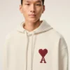Ami de Coeur Hoodie de algodón blanco Ami de Coeur Hoodie de algodón blanco