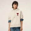Ami de Coeur Hoodie de algodón blanco Ami de Coeur Hoodie de algodón blanco