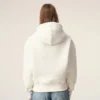 Ami de Coeur Hoodie de algodón blanco con relieve Ami de Coeur Hoodie de algodón blanco con relieve