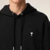 Ami de Coeur Hoodie de algodón negro Ami de Coeur Hoodie de algodón negro