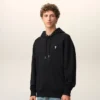 Ami de Coeur Hoodie de algodón negro Ami de Coeur Hoodie de algodón negro
