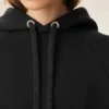 Ami de Coeur Hoodie de algodón negro con relieve Ami de Coeur Hoodie de algodón negro con relieve