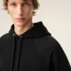 Ami de Coeur Hoodie de algodón negro con relieve Ami de Coeur Hoodie de algodón negro con relieve