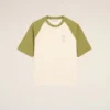 Ami de Coeur Knitted Patch T-Shirt de algodón en blanco y verde Ami de Coeur Knitted Patch T-Shirt de algodón en blanco y verde