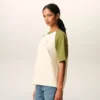 Ami de Coeur Knitted Patch T-Shirt de algodón en blanco y verde Ami de Coeur Knitted Patch T-Shirt de algodón en blanco y verde
