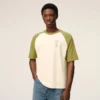 Ami de Coeur Knitted Patch T-Shirt de algodón en blanco y verde Ami de Coeur Knitted Patch T-Shirt de algodón en blanco y verde