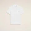 Ami de Coeur Polo de algodón blanco de manga corta Ami de Coeur Polo de algodón blanco de manga corta