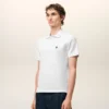 Ami de Coeur Polo de algodón blanco de manga corta Ami de Coeur Polo de algodón blanco de manga corta