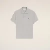 Ami de Coeur Polo de algodón gris con contraste Ami de Coeur Polo de algodón gris con contraste