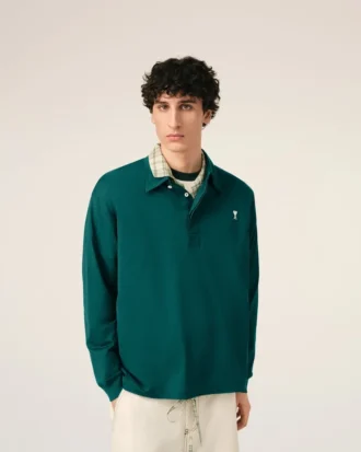 Ami de Coeur Polo de algodón verde