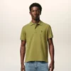 Ami de Coeur Polo de algodón verde de manga corta Ami de Coeur Polo de algodón verde de manga corta