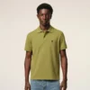 Ami de Coeur Polo de algodón verde de manga corta Ami de Coeur Polo de algodón verde de manga corta