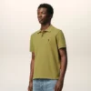 Ami de Coeur Polo de algodón verde de manga corta Ami de Coeur Polo de algodón verde de manga corta