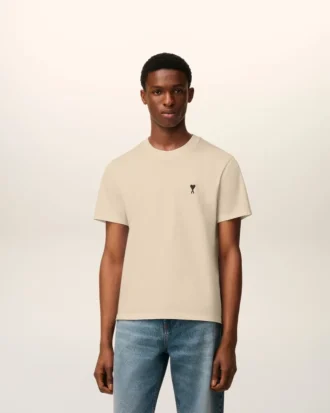 Ami de Coeur T-Shirt de algodón beige