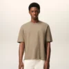 Ami de Coeur T-Shirt de algodón beige con relieve Ami de Coeur T-Shirt de algodón beige con relieve