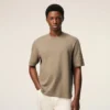 Ami de Coeur T-Shirt de algodón beige con relieve Ami de Coeur T-Shirt de algodón beige con relieve
