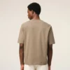 Ami de Coeur T-Shirt de algodón beige con relieve Ami de Coeur T-Shirt de algodón beige con relieve