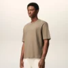 Ami de Coeur T-Shirt de algodón beige con relieve Ami de Coeur T-Shirt de algodón beige con relieve