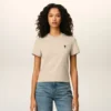 Ami de Coeur T-Shirt de algodón en color beige Ami de Coeur T-Shirt de algodón en color beige