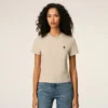 Ami de Coeur T-Shirt de algodón en color beige Ami de Coeur T-Shirt de algodón en color beige