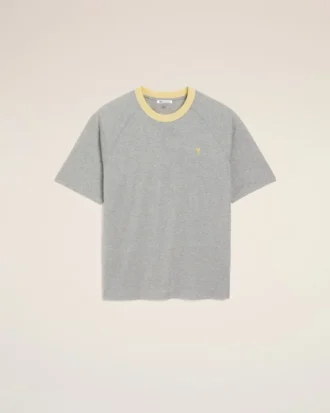 Ami de Coeur T-Shirt de algodón gris