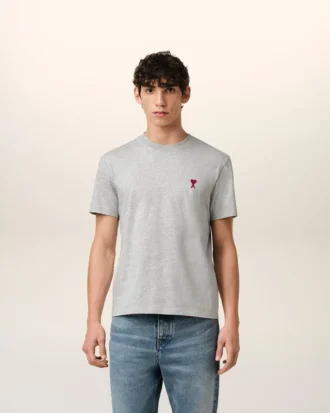 Ami de Coeur T-Shirt de algodón gris