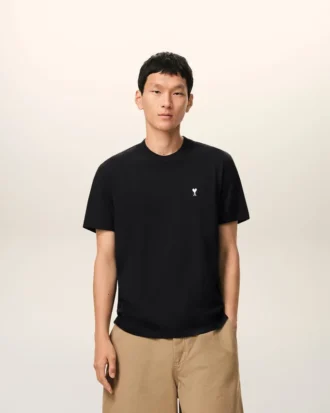 Ami de Coeur T-Shirt de algodón negro