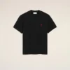 Ami de Coeur T-Shirt de algodón orgánico negro Ami de Coeur T-Shirt de algodón orgánico negro