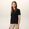 Ami de Coeur T-Shirt de algodón orgánico negro Ami de Coeur T-Shirt de algodón orgánico negro