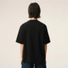 Ami de Coeur T-Shirt negro de algodón con relieve Ami de Coeur T-Shirt negro de algodón con relieve