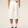 Bermudas holgadas de algodón blanco Bermudas holgadas de algodón blanco