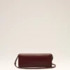 Bolsa Mimi de piel lisa color burdeos Bolsa Mimi de piel lisa color burdeos