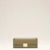 Bolsa Mimi de piel lisa verde Bolsa Mimi de piel lisa verde