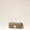Bolsa Mimi de piel lisa verde Bolsa Mimi de piel lisa verde