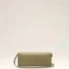 Bolsa Mimi de piel lisa verde Bolsa Mimi de piel lisa verde