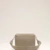 Bolso bandolera con solapa Carrousel de piel de vacuno gris Bolso bandolera con solapa Carrousel de piel de vacuno gris