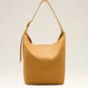 Bolso bandolera Etienne de piel de taurillon amarilla Bolso bandolera Etienne de piel de taurillon amarilla