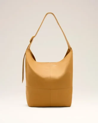 Bolso bandolera Etienne de piel de taurillon amarilla Bolso bandolera Etienne de piel de taurillon amarilla