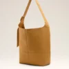 Bolso bandolera Etienne de piel de taurillon amarilla Bolso bandolera Etienne de piel de taurillon amarilla